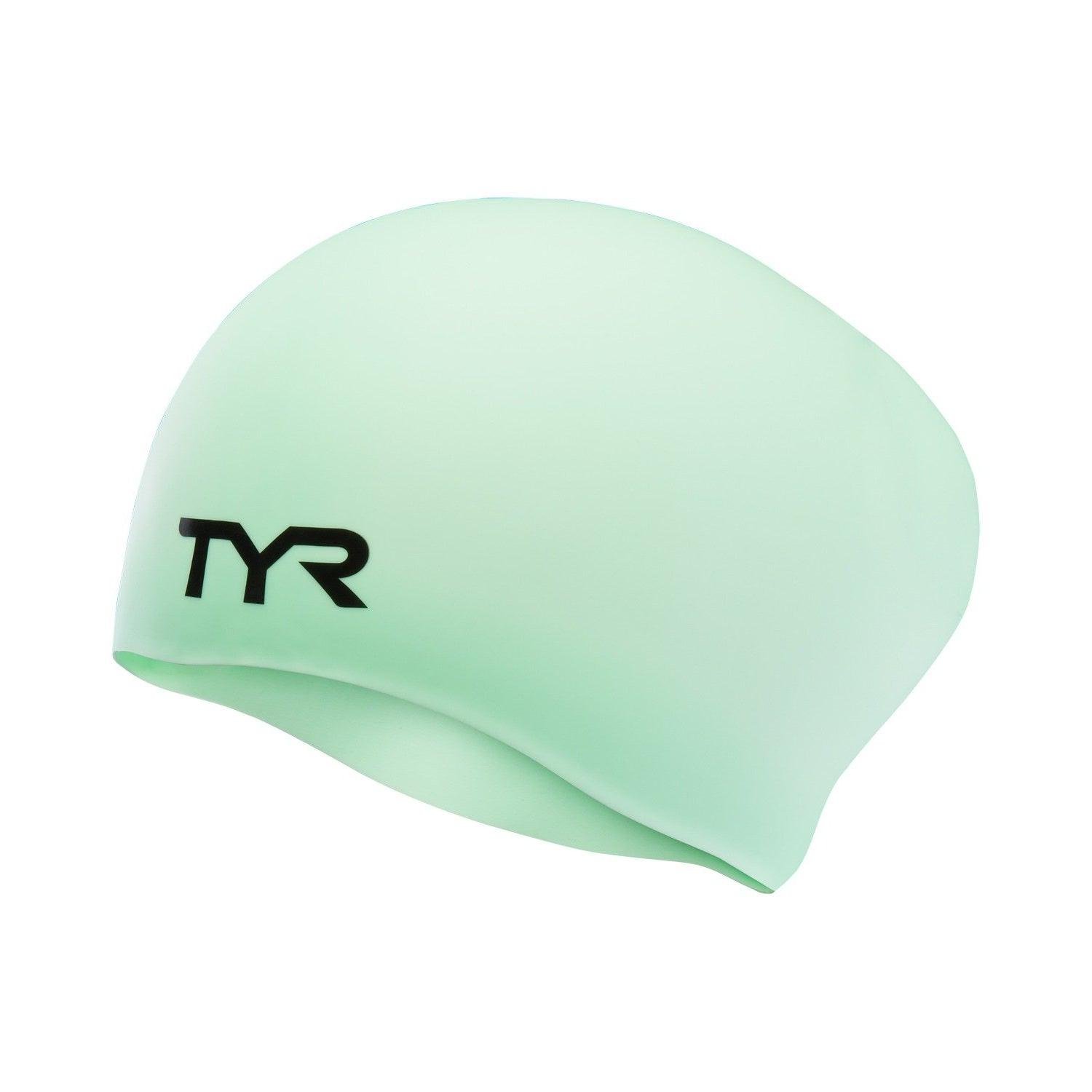 TYR Long Hair Silicone Swim Cap