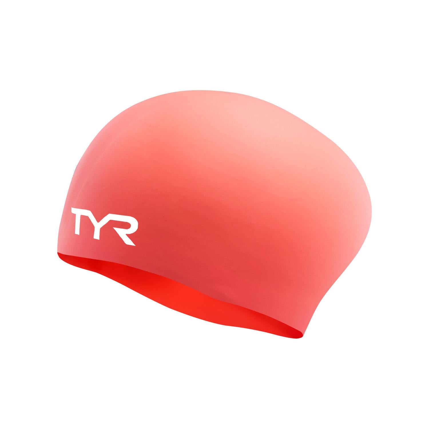 TYR Long Hair Silicone Swim Cap