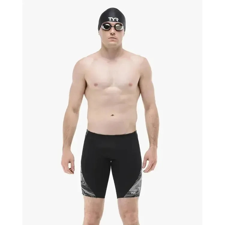 TYR Men's Durafast Elite Blade Splice Jammer - Olea