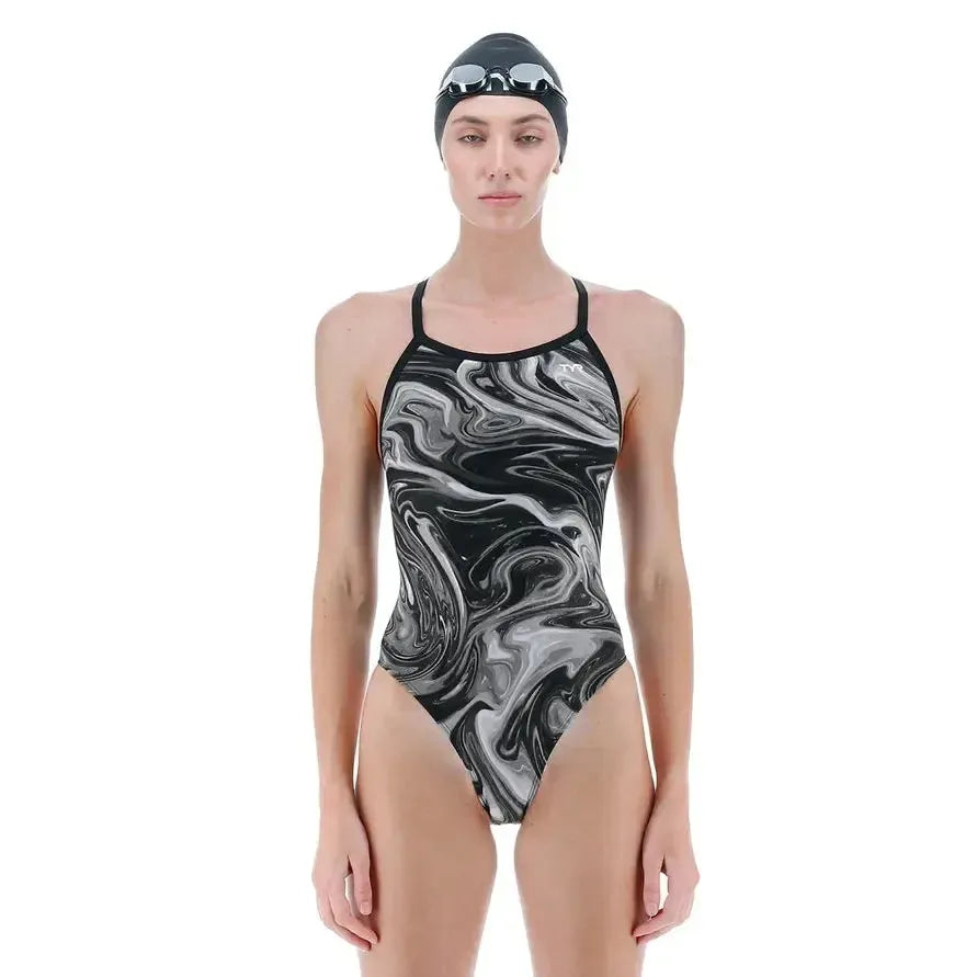 TYR Women's Olea Durafast Elite Diamond Fit One Piece Swimsuit