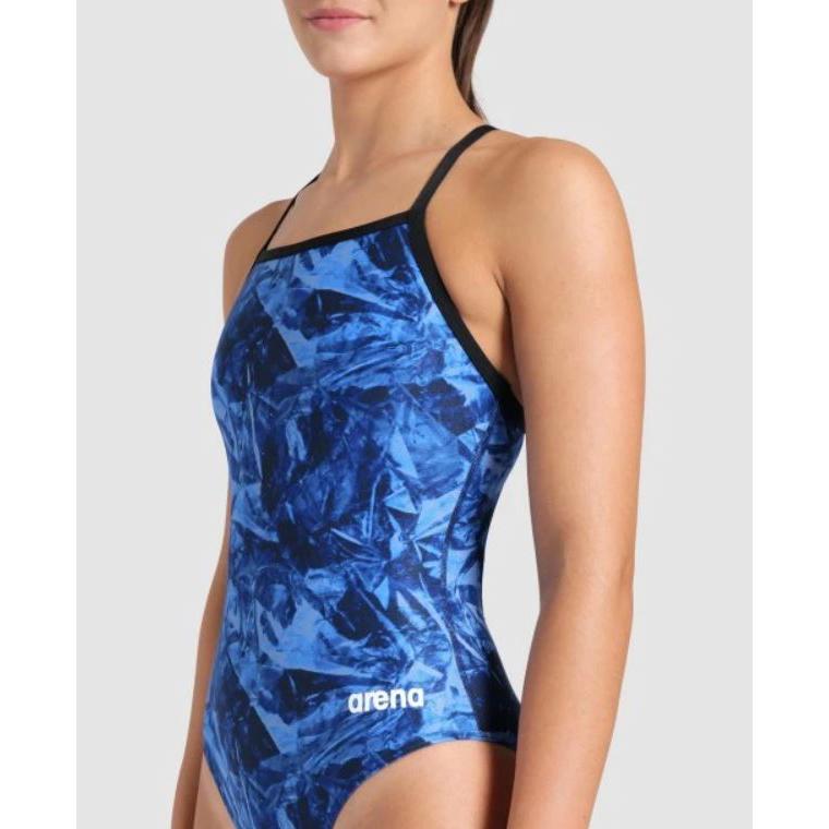 W Crackle Swimsuit Light Drop Back