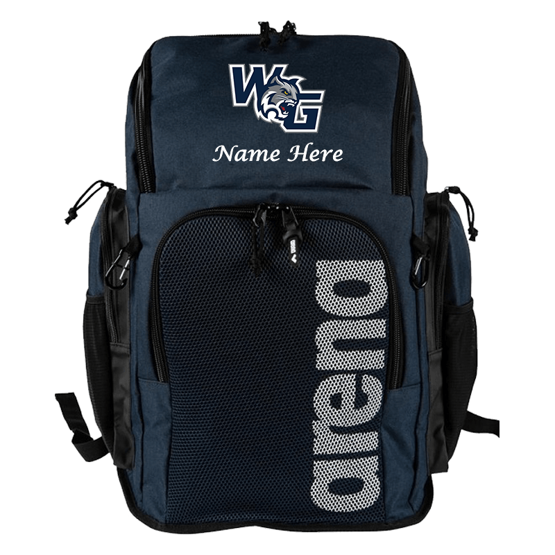 Walnut Grove Arena Team 45 Solid Backpack w/ Embroidered Logo