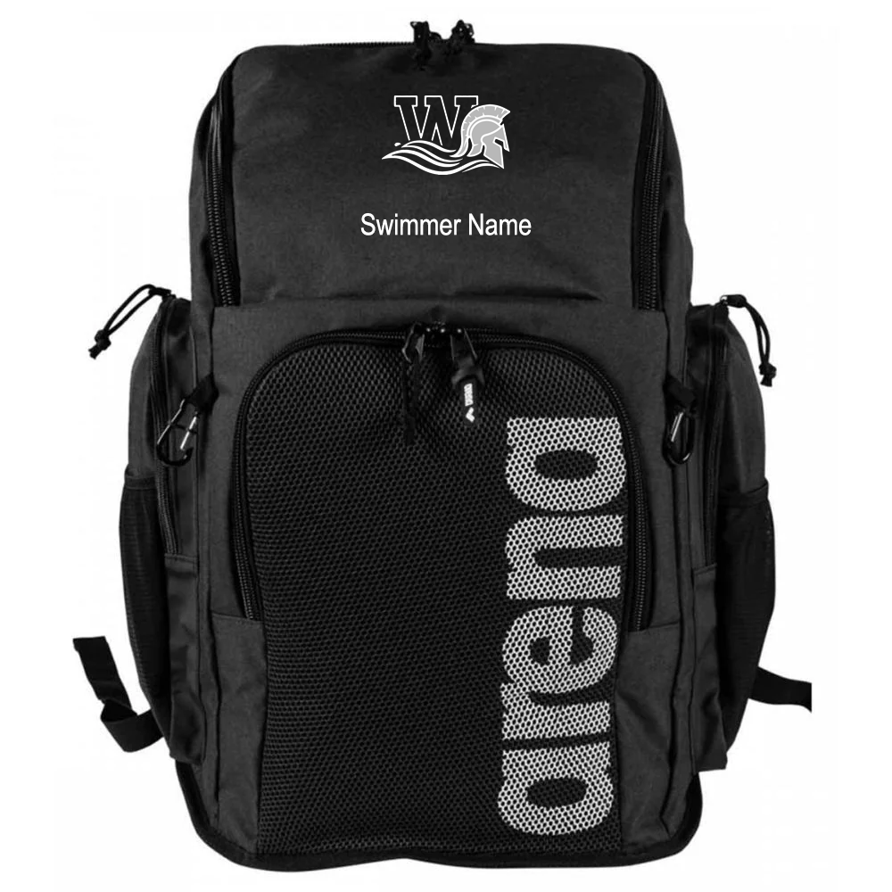 Warren High Arena Team 45 Solid Backpack w/ Embroidered Logo