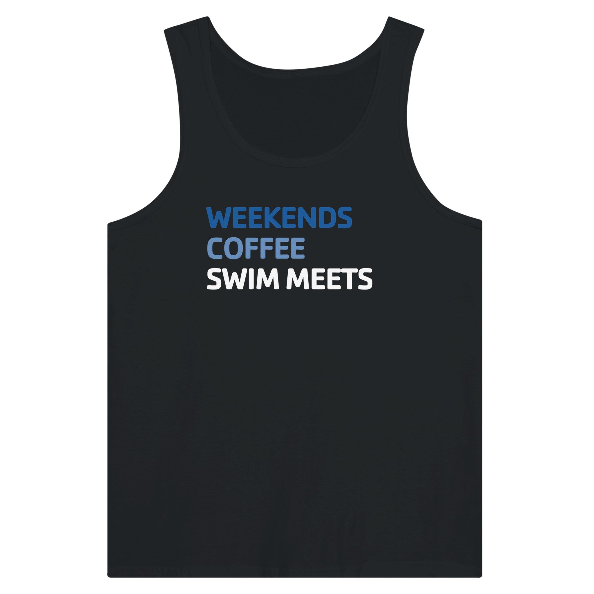 YMCA Weekends Coffee Swim Unisex Tank Top