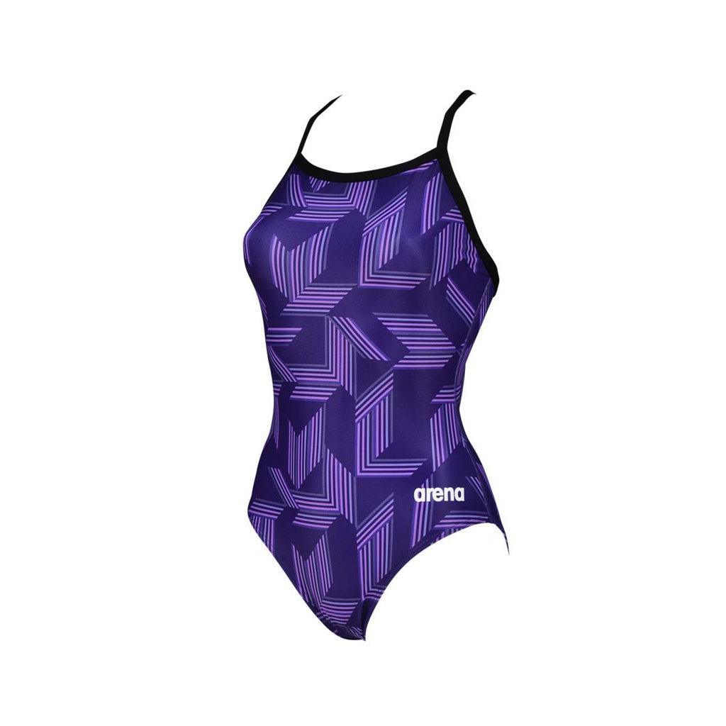 Arena Women's Puzzled Light Drop Back One Piece
