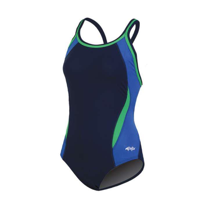 Dolfin Women's Color Block DBX Back One Piece