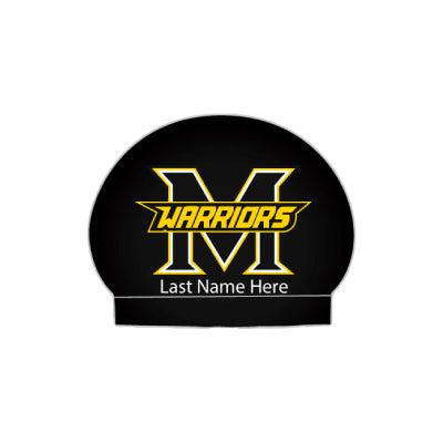 Memorial Warriors Silicone Caps w/ Team Logo And Name