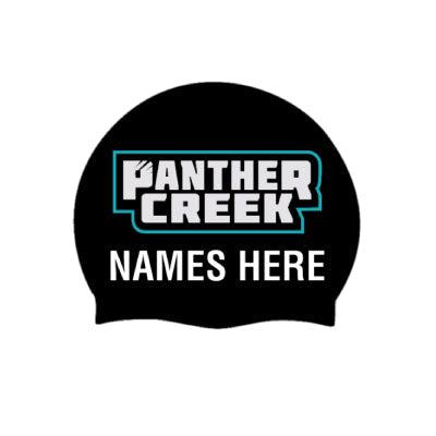 Panther Creek Silicone Caps w/ Team Logo And Name