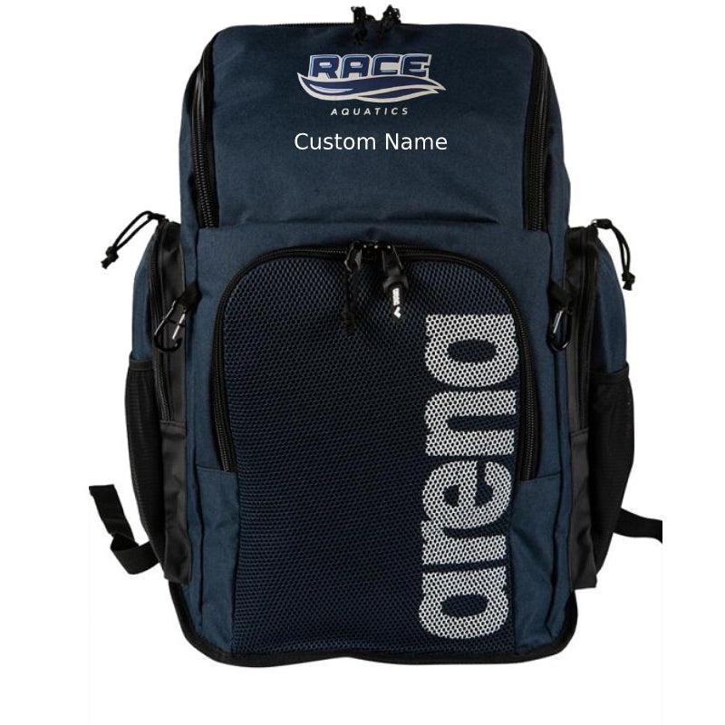 RACE Aquatics Team 45 Solid Backpack w/ Embroidered Logo