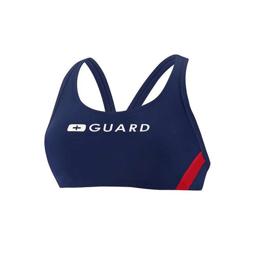 Buy Speedo Women's Guard Sport Bra Swimsuit Top, Red, X-Large