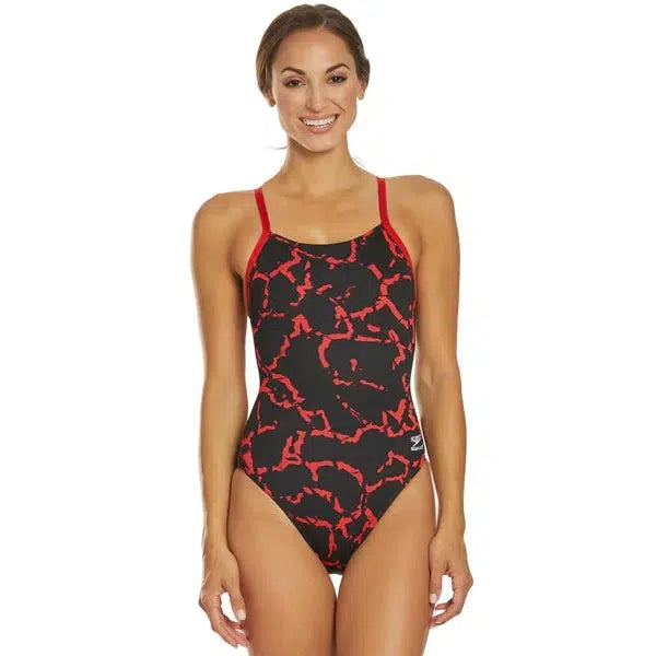 Speedo Women's Wrack It Up Flyback One Piece