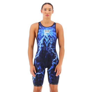 TYR VENZO PHANTOM 競泳水着 TYR Venzo Phantom Oblivion Open Back Tech Suit | Free