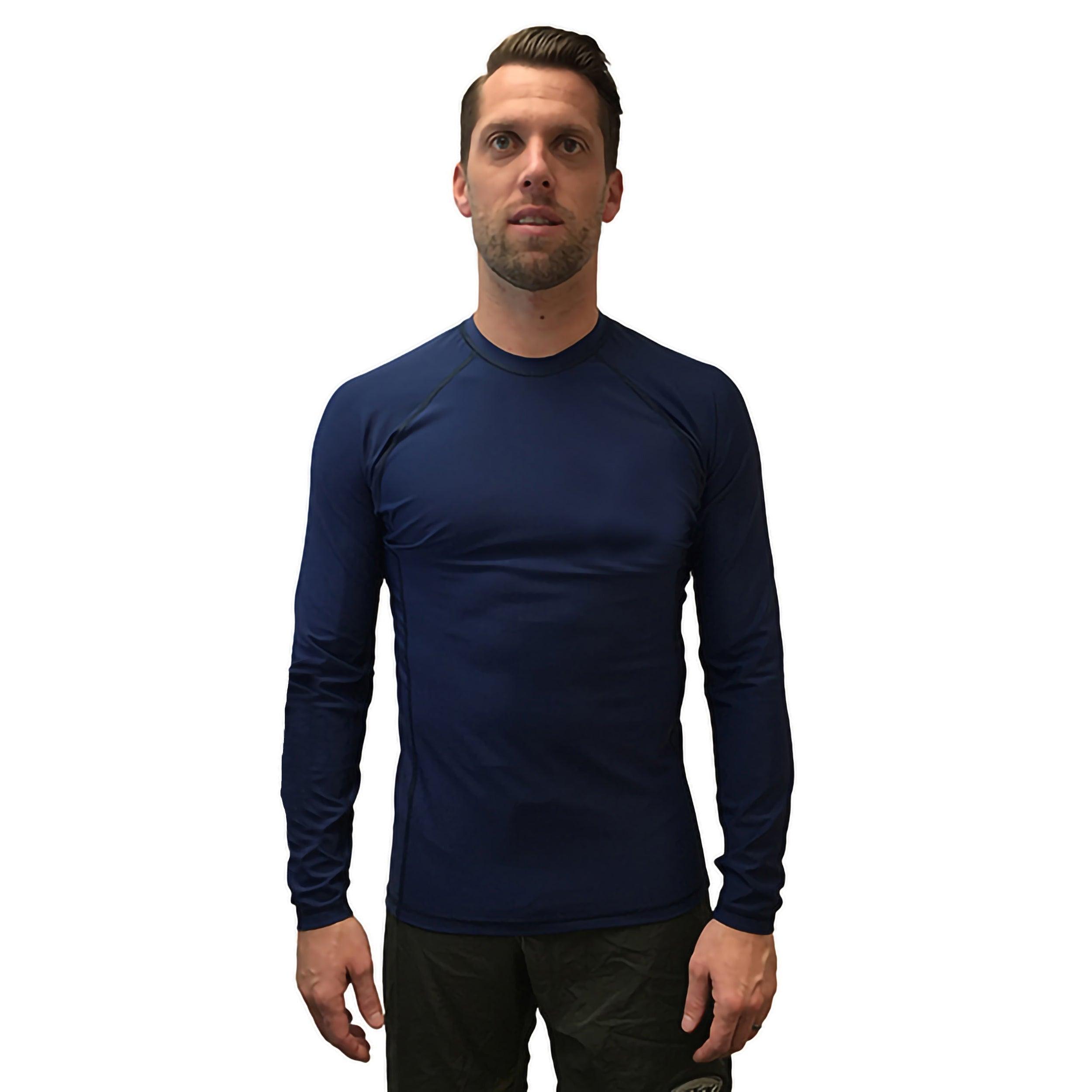 Compression Swim Rash Guards Victory Unisex Long Sleeve Compression Rash Guard | Buy at XtremeSwim.com